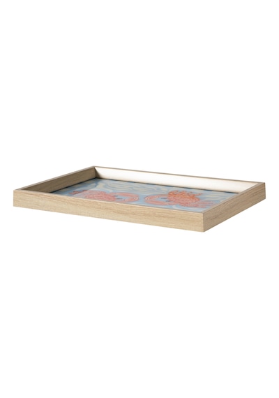 Mudo Home Crabs Dekoratif Tepsi 31x42 Cm Mavi
