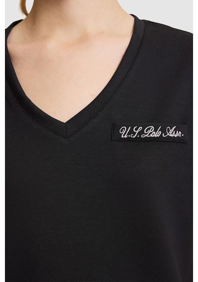 U.S. Polo Assn. U.s. Polo Assn. Kadın Siyah Tişört 50323493-vr046