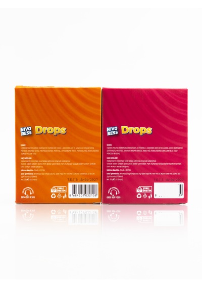 Nivoress Drops Karamürver Nane Ahududu Beta Glukan - Portakal Propolis Menthol 24 Adet