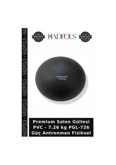 Premium Salon Güllesi Pvc - 7.26 Kg Pgl-726 Güç Antrenman Fiziksel Çok Renkli