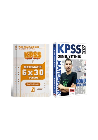 2027 Kpss Genel Yetenek Matematik Konu Anlatımı + Deneme Sınavı 2 Kitap Bigelio + Yargı Yayınları