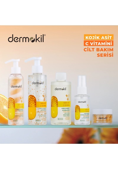 Dermokil Kojik Asit C Vitamini Leke Karşıtı Canlandırıcı 3d Kapsül Krem 50 Ml
