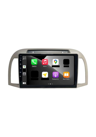Navix V8 Turbo 4-64 Nissan Micra 2002-2010 Android Multimedya Carplay Sistemi 9"