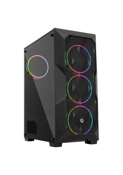 Frısby FC-9425G 500 W Rgb Fan Oyuncu Bilgisayar Kasası Siyah