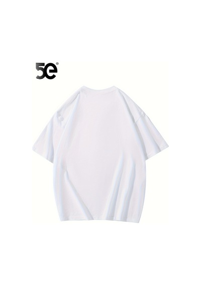 Unisex Ride River Baskılı Tasarım Tshirt Beyaz