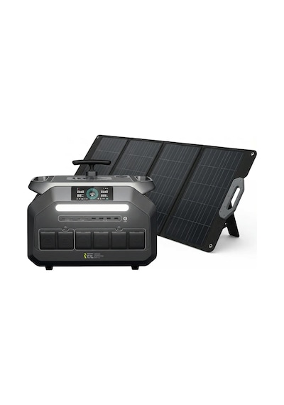 Solar Veteran Paketi P3200 Taşınabilir Güç Kaynağı + Sp400 Taşınabilir Solar Panel