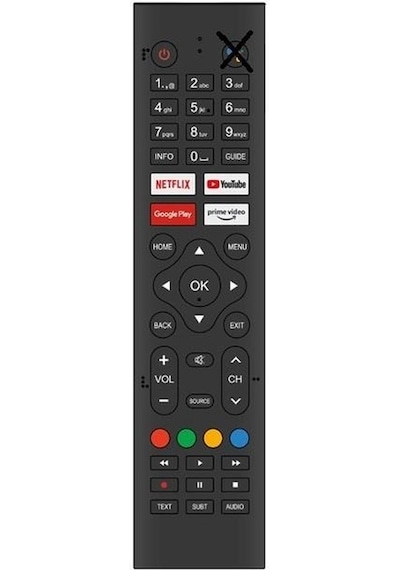 Sunny Sn50 Fmn 602/0266 Uyumlu Google Tv Kumanda-mikrofonsuz