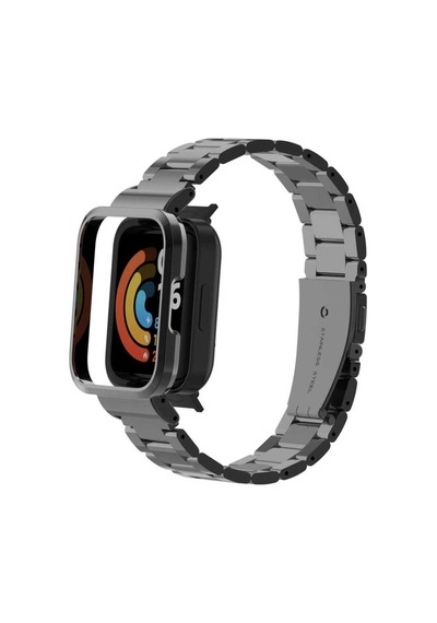 Xiaomi Redmi Watch Mi Watch Lite Uyumlu Krd-60 Metal Kordon-hkm-rose Gold