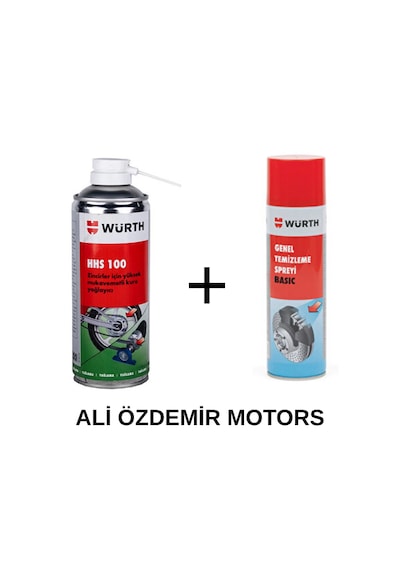 Hhs100 Kuru Zincir Yağlayıcı + Genel Temizleme Spreyi Basic Yeni Tarihli