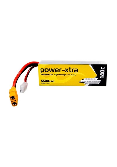 Power-xtra Px5500xt3s - 3s2p - 11.1v 5500 Mah Li-polymer Pil - 140c