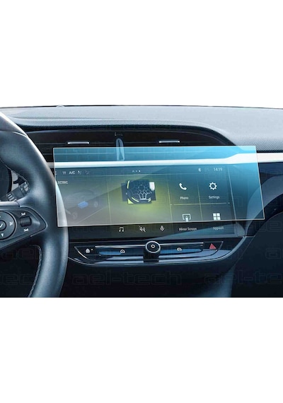 Opel Corsa 2020-2022 Uyumlu 7 İnç Navigasyon 9h Nano Ekran Koruyu