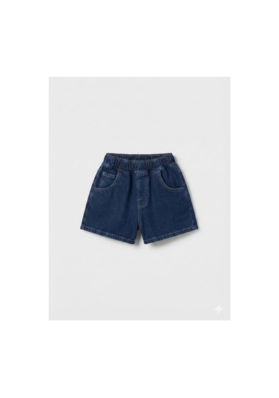 Poala Kids Lacivert Unisex Balloon Şort