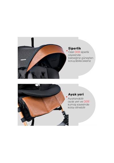 Baby Home 107 Ayrılıp Birleşebilen Baston İkiz Bebek Arabası