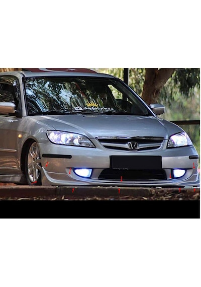 Civic Vtec2 S2000 Ön Tampon Eki - Boyasız - Plastik