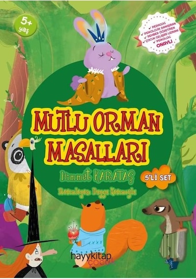 Mutlu Orman Masalları Seti - 5 Kitap Takım - Himmet Karataş - Hayykitap