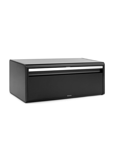 Brabantia Matt Black Köşeli Ekmek Kutusu Siyah