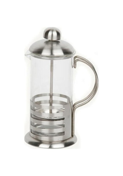 Miraç Metal Saplı French Press, 600 Ml, Beyaz Diğer