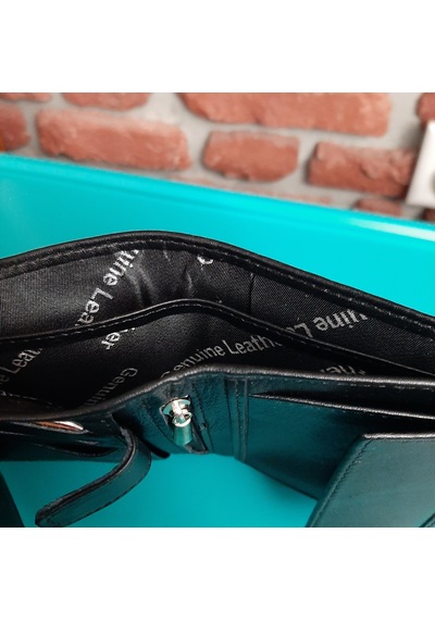 Gvnbag Hakiki Deri Erkek Bozuk Para Gözlü Siyah Cüzdan Gvn-0114 Siyah