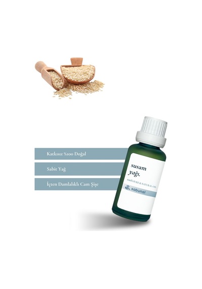 Sabunal Susam Yağı 30 ML - Cilt ve Saç Bakımına Uygun Doğal Yağ