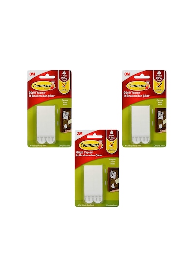 3m 17206 Command Büyük Boy Cırt Bant 3 Paket