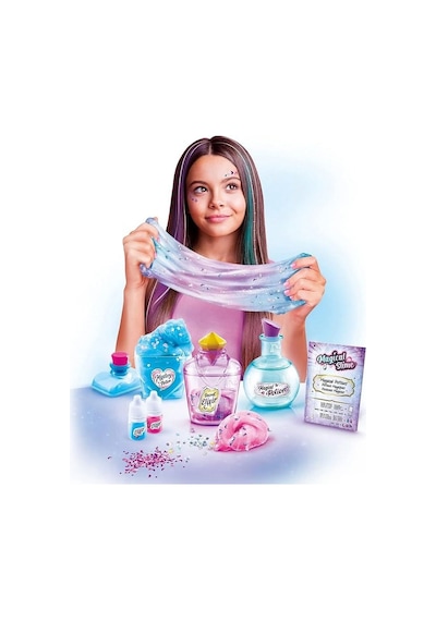 Slime Sihirli İksir Yapım Seti 3 Çalkalayıcılı Kendin Yap Slime Deney Seti Çok  Renkli