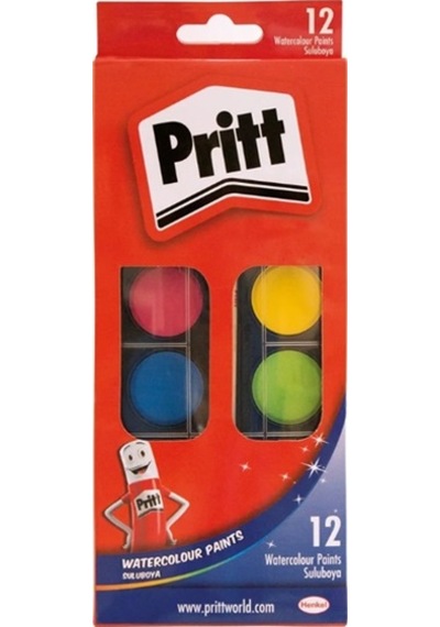 Pritt Sulu Boya 12li Büyük - 2 Adet 12 Renkli