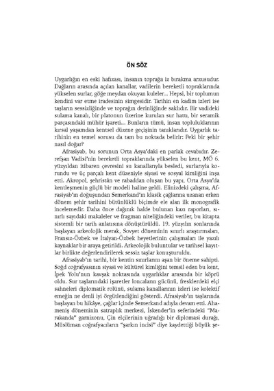 Şarkın İncisi Semerkand Erken Dönem Kent Tarihi