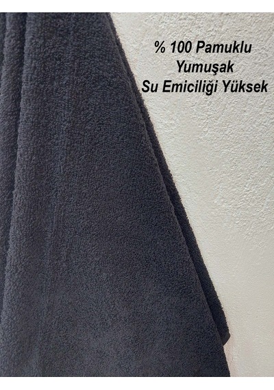 12'li Siyah Kuaför Berber Havlusu 50 x 90 CM Profesyonel Saç Havlusu Ekonomik Set
