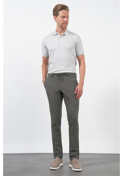 İmza Yeşil Yan Cep Slim Fit Esnek Jogger Pantolon 1003260179 Açık Yeşil