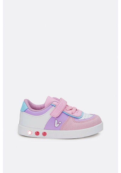 Vicco Sam Işıklı Kız Bebek Pembe Sneaker Pembe