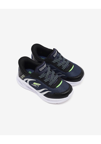 Skechers Skechers Meteor-lıghts Brısk-beams Küçük Erkek Çocuk Lacivert Işıklı Spor Ayakkabı 403848n Nvbk Lacivert