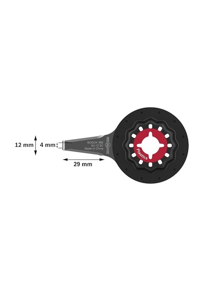 1x Pro Alı 12 Sc Dolgu Malzemeleri Bıçağı Silikon, Silikon, Genişlik 12 Mm, Professional Aksesuar Çok Fonksiyonlu