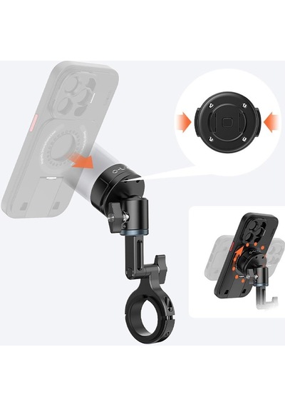 Ulanzi O-lock Iı Bisiklet Telefon Tutucu M009 Siyah