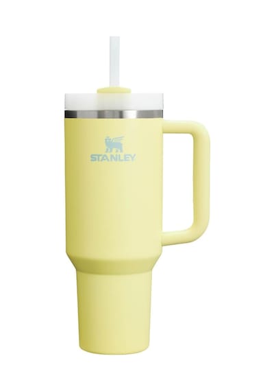 Stanley Quencher Pipetli Termos Bardak, Sarı Pomelo , 0.89 Litre Çok Renkli