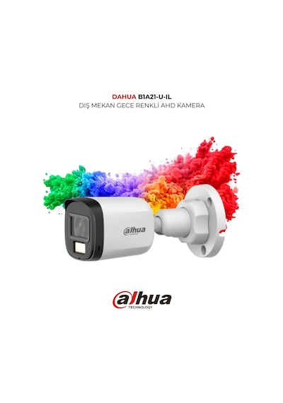 Hac-b1a21p-u-ıl 1080p Güvenlik Kamerası 30m Ir Gece Görüş