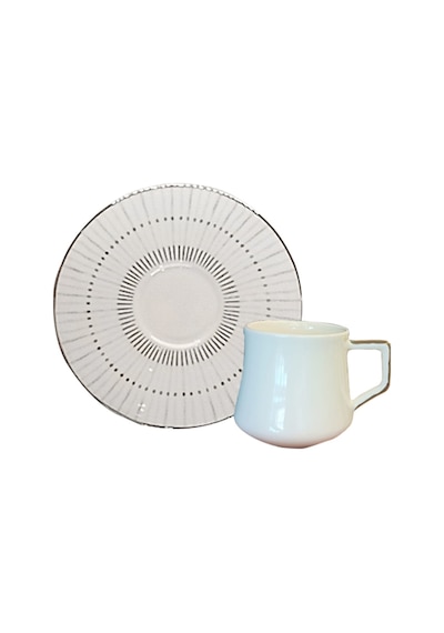 Evaliza Direction Lines 6 Kişilik Çay Fincan Takımı 180 Ml