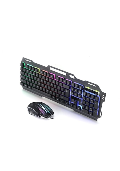 Kom 2+1 Gaming Rgb Klavye + Mouse Lazer