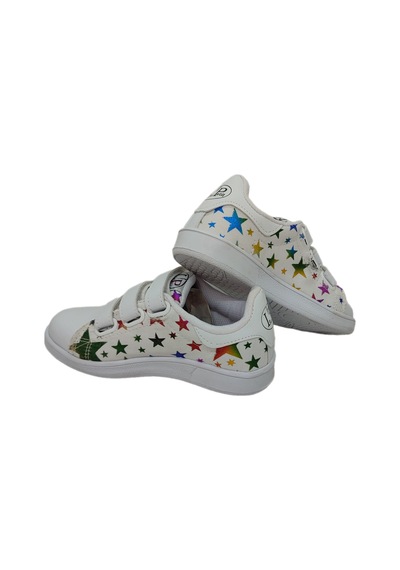 Le Petit 610 Cırtlı Numara 29 Keten Kız Çocuk Sneaker Ayakkabı Çok Renkli