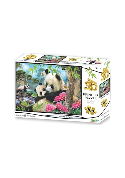 Prime 3d - Panda Günaydın 63 Parça Puzzle 10640
