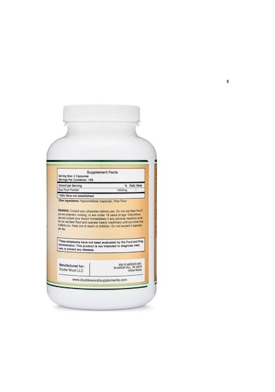Double Wood Beet Root - 1000 Mg 210 Kapsül.usa Menşei