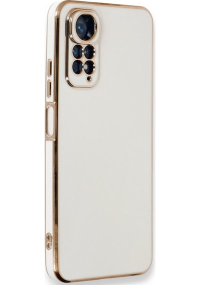 Redmi Note 11s Kılıf Şık Ve Parlak Silikon Kapak Ryc/volet Beyaz