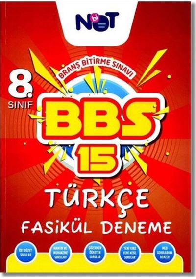 8 Sınıf Türkçe Bbs 15 Fasikül Deneme Binot Yayınları