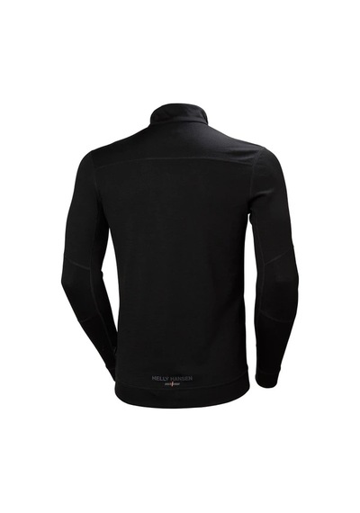 Helly Hansen Workwear Lıfa Yarım Fermuar Sweatshirt -75107 Siyah