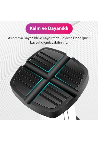 Manuel Ayaklı Pompa Bisiklet Top Havuz Şişirme Pompası Siyah +2uç