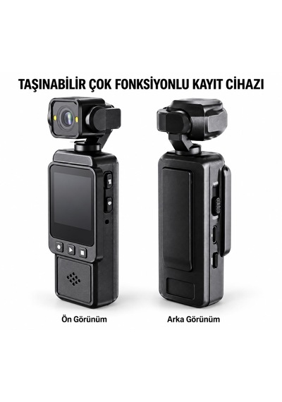 1080p Hd Video Aksiyon Kamerası Wifi İle Telefon Bağlantısı Hareket Sırasında Titreşim Önleme 2.0 İnç Ekran Dolgu Işığı