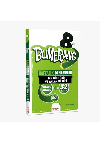 Bumerang 8. Sınıf LGS 32 Haftalık Din Kültürü Denemeleri