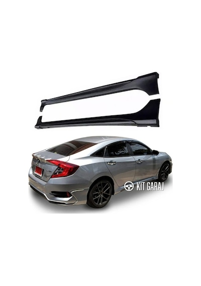 Kit Garaj Honda Civic Fc5 2016-2021 Boyasız Plastik Sağ-sol Takım Turbo Marşpiyel