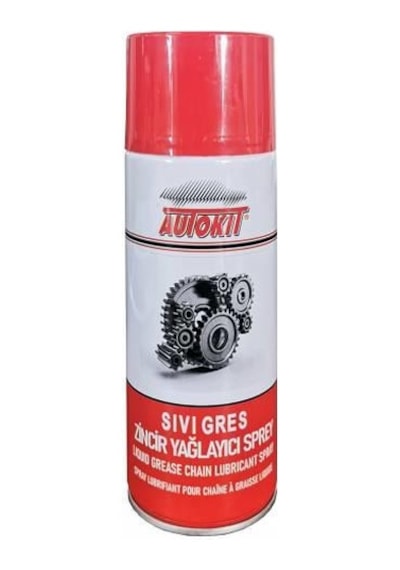 Autokit Sıvı Gres Zincir Yağlayıcı Sprey 400Ml