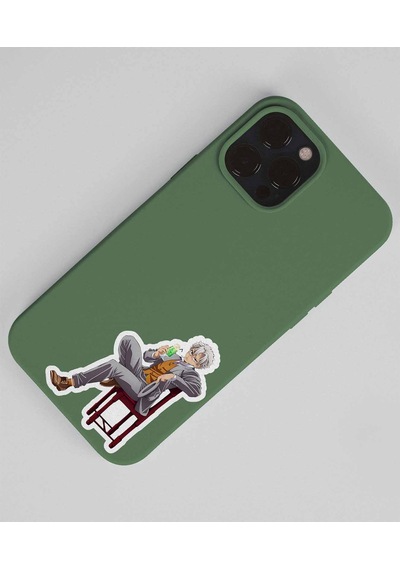 Demon Slayer Sanemi Shinazugawa - Genya Shinazugawa 2 Li Set Anime Sticker Çıkartma Kimetsu No Yaiba Beyaz