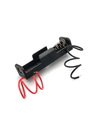 1'Li Aa Kalem Pil Kutusu Yuvası 1.5V Kablolu Kalem Pil Tutucu